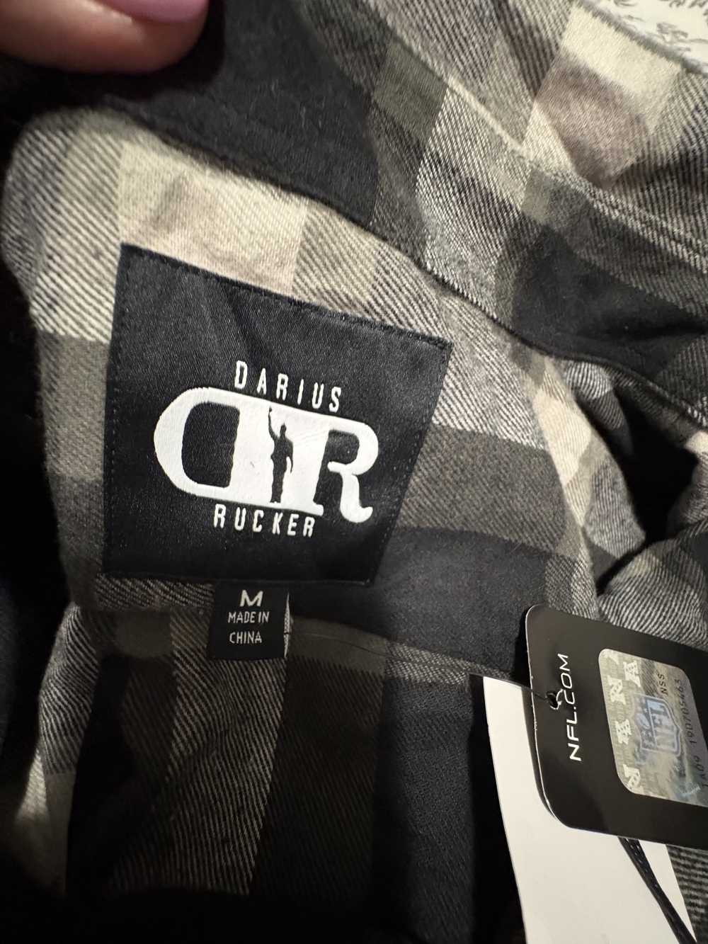Packers Darius Rucker Plaid Snap Medium - Picture 4 of 9